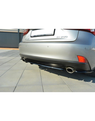 Splitter posteriore Lexus IS Mk3 T (con barre verticali) (Cod. M-LE-IS-3-T-RD1+RD2G)