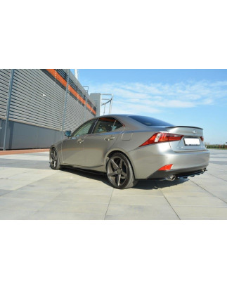 Splitter posteriore Lexus IS Mk3 T (con barre verticali) (Cod. M-LE-IS-3-T-RD1+RD2G)