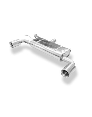 VW Golf IV R32 Silenziatore posteriore con uscite destra e sinistra (duplex) – 1x100 Tipo 2 (Cod. 