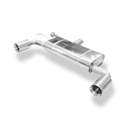 VW Golf IV R32 Silenziatore posteriore con uscite destra e sinistra (duplex) – 1x100 Tipo 2 (Cod. 