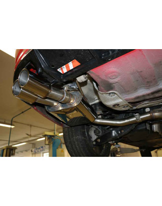 Skoda Superb III 3V 4x4 Silenziatore posteriore destra e sinistra con exhau (Cod. F-SK072004-132)