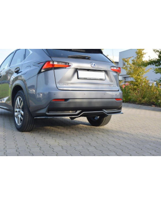 Splitter posteriore Lexus NX Mk1 H (senza barre verticali) (Cod. M-LE-NX-1-H-RD1G)
