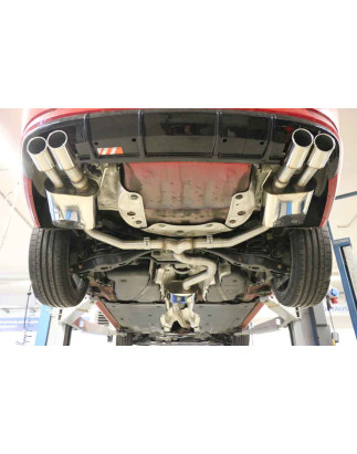 Skoda Superb III 3V 4x4 Silenziatore posteriore destra e sinistra con exhau (Cod. F-SK072004-132)