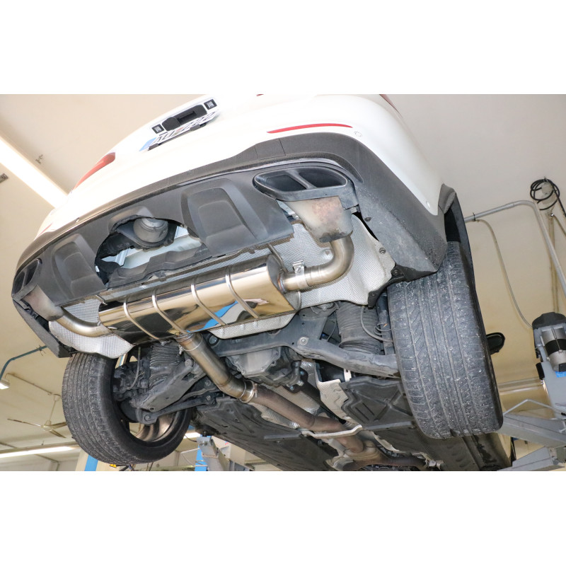 Mercedes GLC X253 Silenziatore posteriore destra e sinistra (Cod. F-MB240005-TLP)