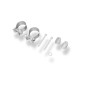 Honda Civic IX Tipo R Silenziatore posteriore con uscite destra e sinistra (duplex)x10 (Cod. F-HO149