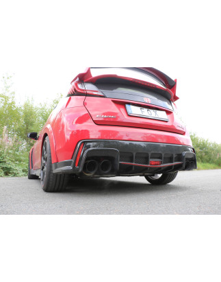 Honda Civic IX Tipo R Silenziatore posteriore con uscite destra e sinistra (duplex)x10 (Cod. F-HO149