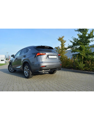 Splitter posteriore Lexus NX Mk1 H (con barre verticali) (Cod. M-LE-NX-1-H-RD1+RD2G)