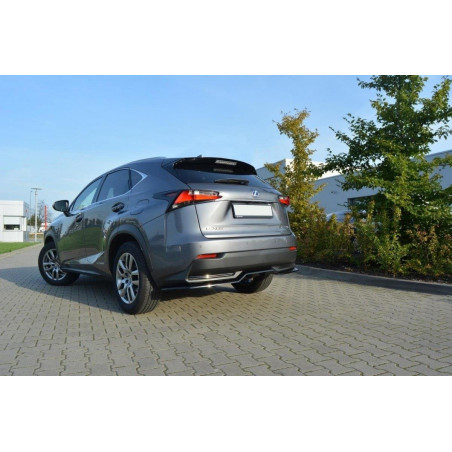 Splitter posteriore Lexus NX Mk1 H (con barre verticali) (Cod. M-LE-NX-1-H-RD1+RD2G)