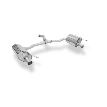 Mercedes C-Klasse 205 berlina/ T-Modell Silenziatore posteriore con uscita destra (Cod. F-MB033003-T