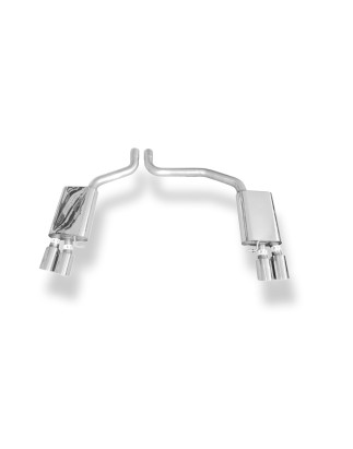 Audi S8 Tipo 4H Silenziatore posteriore destra e sinistra – 2x90 Tipo 25 con uscite destra e sinis