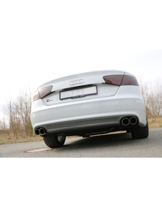 Audi S8 Tipo 4H Silenziatore posteriore destra e sinistra – 2x90 Tipo 25 con uscite destra e sinis