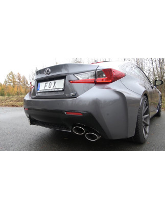 Lexus RC F Silenziatore posteriore destra e sinistra – 2x115x85 Tipo 38 con uscite destra e sinist