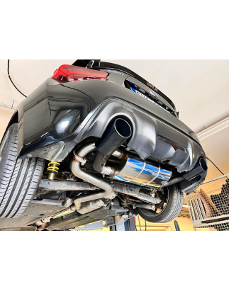 Subaru BRZ/ Toyota GT86 Silenziatore posteriore con uscite destra e sinistra con (Cod. F-SU080005-34