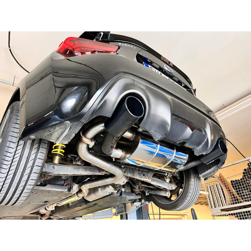Subaru BRZ/ Toyota GT86 Silenziatore posteriore con uscite destra e sinistra con (Cod. F-SU080005-34
