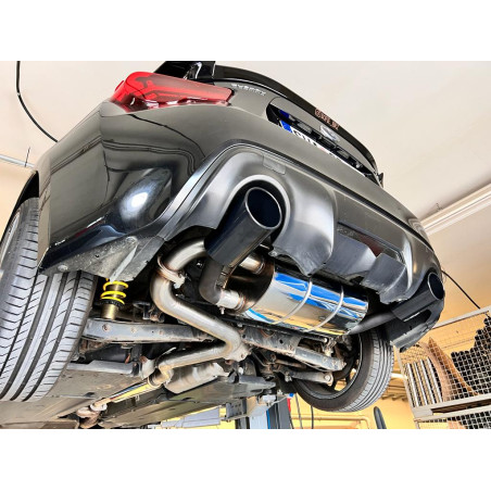 Subaru BRZ/ Toyota GT86 Silenziatore posteriore con uscite destra e sinistra con (Cod. F-SU080005-34