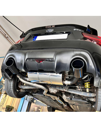 Subaru BRZ/ Toyota GT86 Silenziatore posteriore con uscite destra e sinistra con (Cod. F-SU080005-34