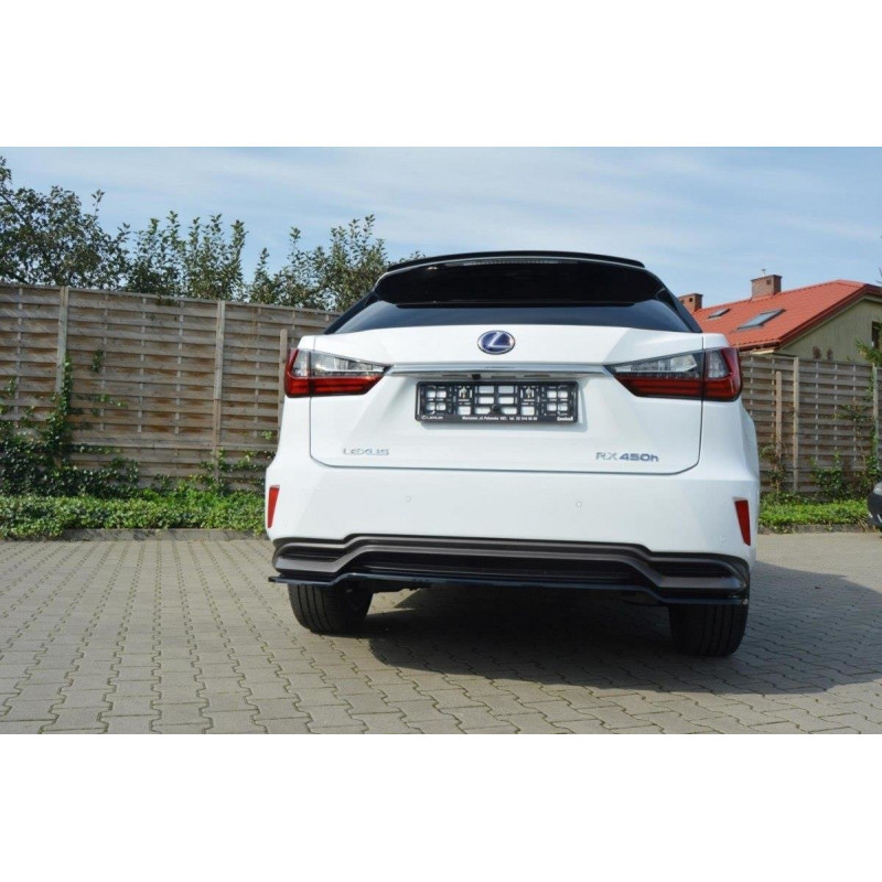 Splitter posteriore Lexus RX Mk4 H (senza barre verticali) (Cod. M-LE-RX-4-H-RD1G)