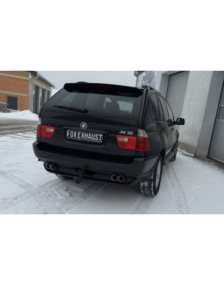 BMW X5 E53 Silenziatore posteriore destra e sinistra – 2x80 Tipo 25 destra e sinistra (Cod. F-BM11