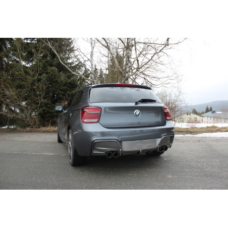 BMW F20/F21 – M135i – Rieger Silenziatore posteriore trasversale uscita destra/sinistra – 2x80