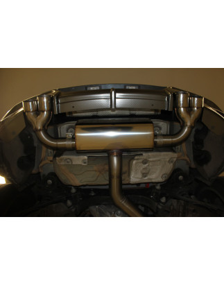 BMW F20/F21 – M135i – Rieger Silenziatore posteriore trasversale uscita destra/sinistra – 2x80