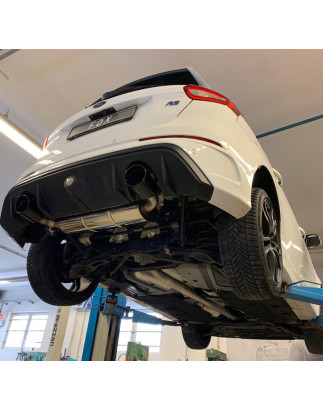 Ford Focus III RS Silenziatore posteriore con uscite destra e sinistra (duplex) – 129x106 t (Cod. 