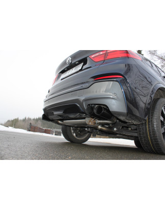 BMW X4 F26 – 35i 35d Silenziatore posteriore con uscita sinistra/destra – 2x90 t (Cod. F-BM17002