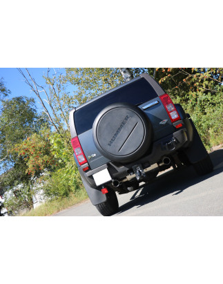 Hummer H3 Silenziatore uscita posteriore destra e sinistra – 1x100 tipo (Cod. F-HU011015-295)