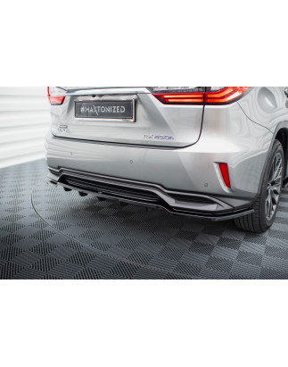 Splitter posteriore Lexus RX Mk4 H (con barre verticali) (Cod. M-LE-RX-4-H-RD1+RD2G)