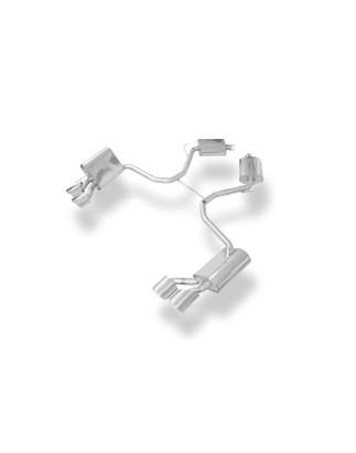 Mercedes SL Tipo 230 Silenziatore posteriore destra e sinistra – 2x115x85 tipo (Cod. F-MB133004-34