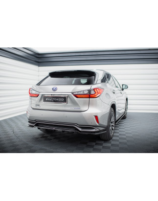 Splitter posteriore Lexus RX Mk4 H (con barre verticali) (Cod. M-LE-RX-4-H-RD1+RD2G)