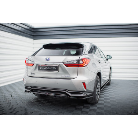 Splitter posteriore Lexus RX Mk4 H (con barre verticali) (Cod. M-LE-RX-4-H-RD1+RD2G)