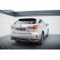 Splitter posteriore Lexus RX Mk4 H (con barre verticali) (Cod. M-LE-RX-4-H-RD1+RD2G)