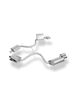 Mercedes SL Tipo 230 Silenziatore posteriore destra e sinistra – 2x80 Tipo 13 (Cod. F-MB133004-070