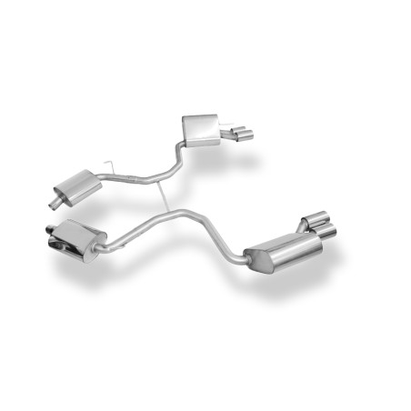Mercedes SL Tipo 230 Silenziatore posteriore destra e sinistra – 2x80 Tipo 13 (Cod. F-MB133004-070