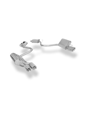 Mercedes SL Tipo 230 Silenziatore posteriore destra e sinistra – 2x80 Tipo 13 (Cod. F-MB133004-070