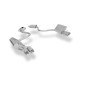 Mercedes SL Tipo 230 Silenziatore posteriore destra e sinistra – 2x80 Tipo 13 (Cod. F-MB133004-070