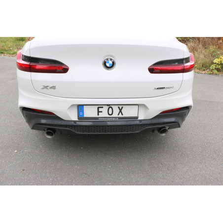 BMW X4 G02 – 30i Silenziatore posteriore con uscita sinistra/destra – 1x100 tipo (Cod. F-BM17101