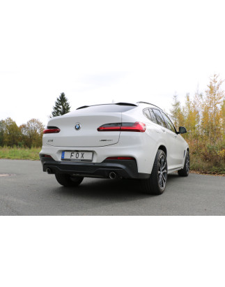 BMW X4 G02 – 30i Silenziatore posteriore con uscita sinistra/destra – 1x100 tipo (Cod. F-BM17101