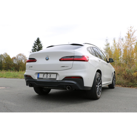 BMW X4 G02 – 30i Silenziatore posteriore con uscita sinistra/destra – 1x100 tipo (Cod. F-BM17101