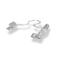 Mercedes SL Tipo 230 Silenziatore posteriore destra e sinistra – 2x115x85 tipo (Cod. F-MB133084-34