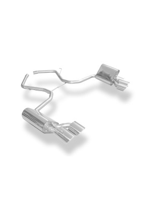 Mercedes SL Tipo 230 Silenziatore posteriore destra e sinistra – 2x115x85 tipo (Cod. F-MB133084-34