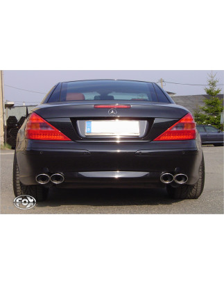 Mercedes SL Tipo 230 Silenziatore posteriore destra e sinistra – 2x115x85 tipo (Cod. F-MB133084-34
