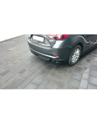 Splitter posteriore Mazda 3 BM (Mk3) Facelift (senza barre verticali) (Cod. M-MA-3-3F-RD1G)