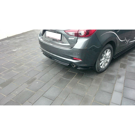 Splitter posteriore Mazda 3 BM (Mk3) Facelift (senza barre verticali) (Cod. M-MA-3-3F-RD1G)