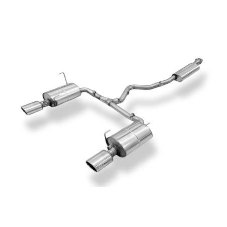 Subaru Outback BT Silenziatore posteriore destra e sinistra e silenziatore anteriore (Cod. F-SU06301