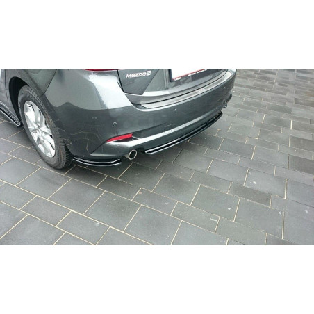 Splitter posteriore Mazda 3 BM (Mk3) Facelift (senza barre verticali) (Cod. M-MA-3-3F-RD1G)