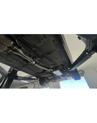 Audi S2 B4 final- and Silenziatore anteriore con Y-pipe – 2x80 tipo (Cod. F-AU013052-290-HA)