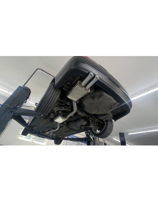 Audi S2 B4 final- and Silenziatore anteriore con Y-pipe – 2x80 tipo (Cod. F-AU013052-290-HA)