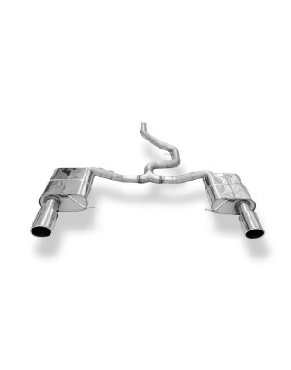 VW Passat 3C 4-Motion Silenziatore posteriore destra e sinistra and mid sile (Cod. F-VW024093-133-HA