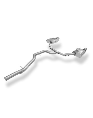 VW Passat 3C 4-Motion Silenziatore posteriore destra e sinistra and mid sile (Cod. F-VW024093-133-HA